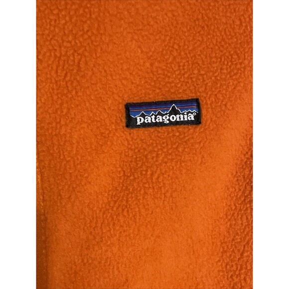 Vintage Orange Blue Patagonia Flyer Vest Wind Resistant Sz S Made In USA Granola - Picture 2 of 10